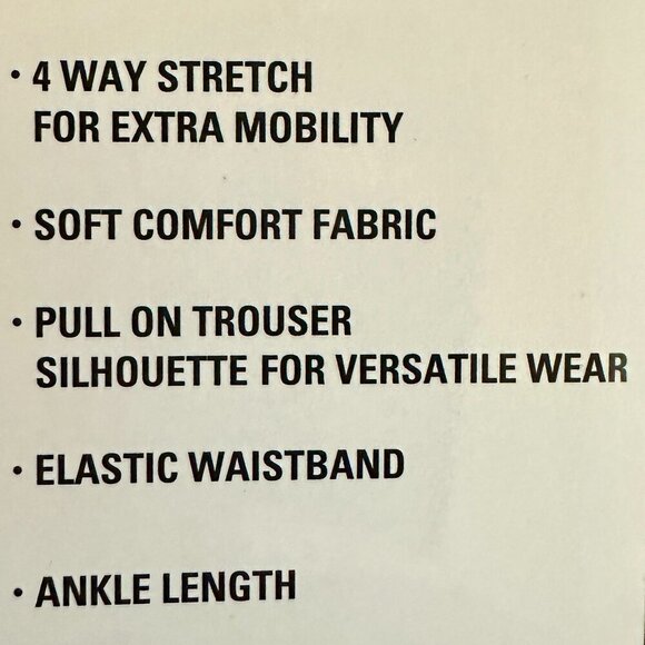 New 32 Degrees Cool Women's Comfort Pants Size L Gray Pull On Ankle Length Soft - Picture 6 of 12